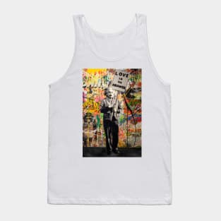 Banksy Love Is The Answer Tank Top